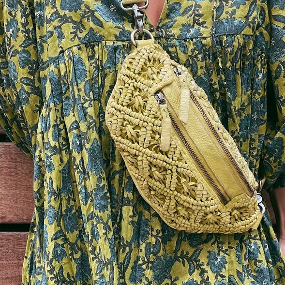 Annie Handcrafted Leather Fanny Pack for wholesale by Latico Leathers