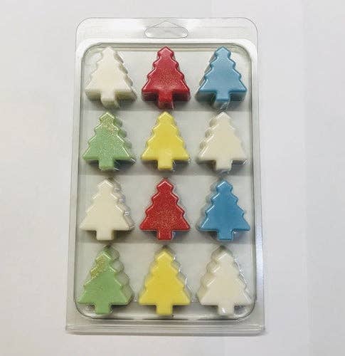Starlight Wholesale LLC. – Großhandel Schmelzwachs – 12-fach Weihnachtsbaum-Wachsschmelzform mit Klappverschluss1