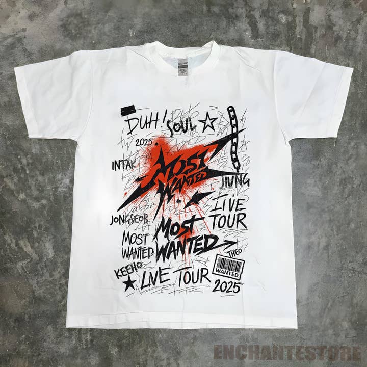 TheKingShirt - Wholesale Graphic Sweatshirt - Women's - P1Harmony Most Wanted Tour Tee - Official Merchandise3