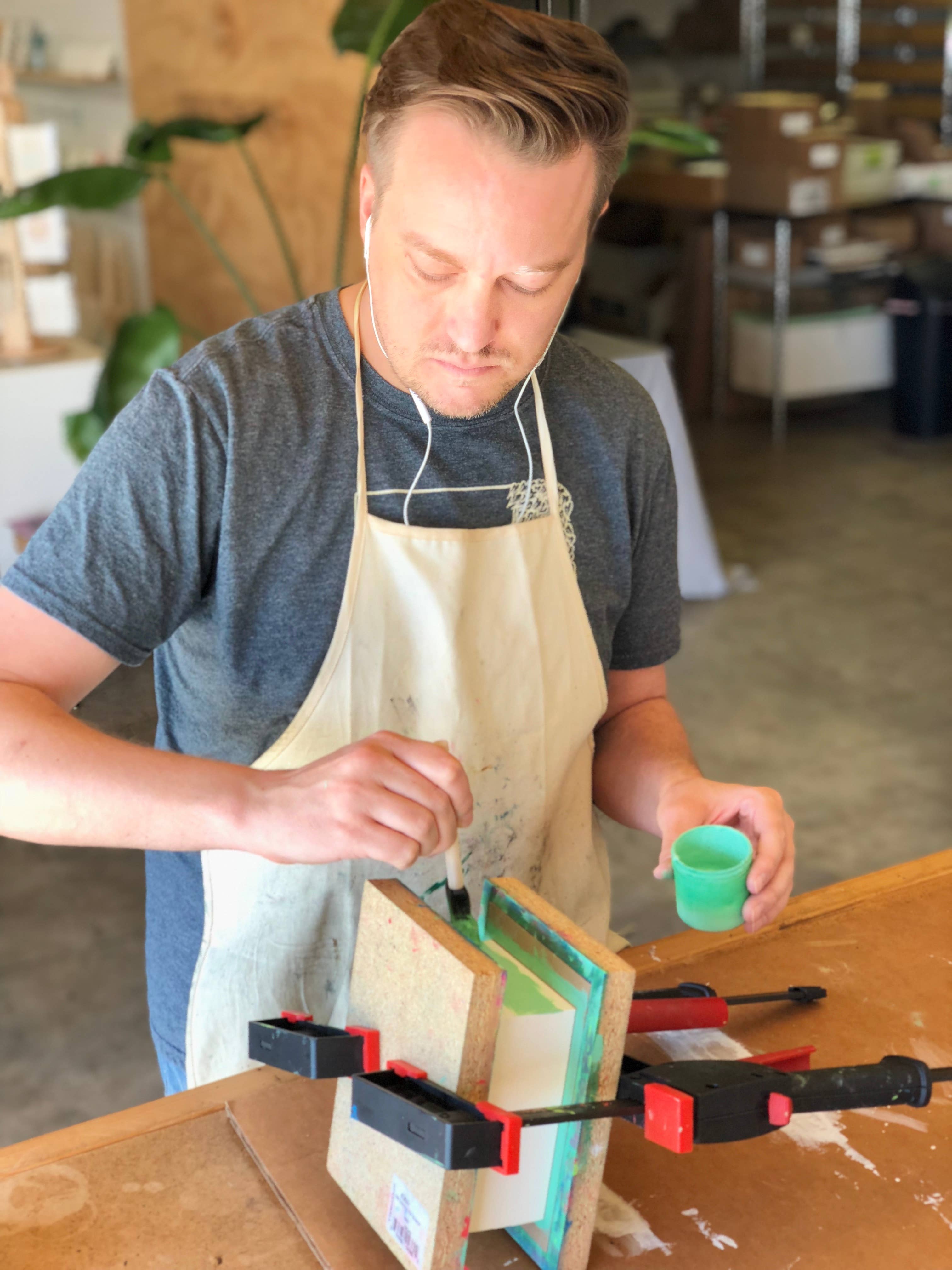 INK MEETS PAPER - Wholesale Stationery/Notecard Set - Abstract Pattern - social stationery (Boxed Set of 8 Flat)4