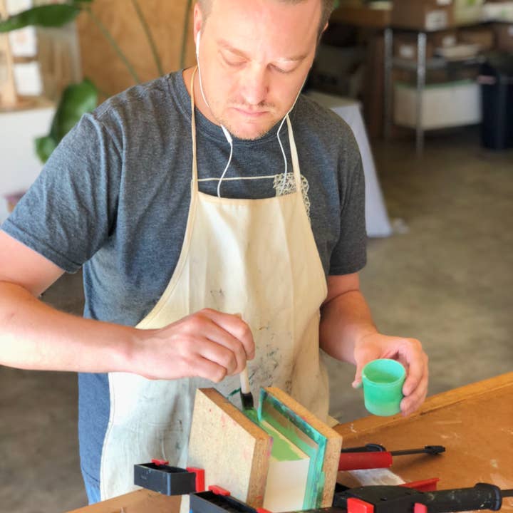 INK MEETS PAPER - Wholesale Stationery/Notecard Set - Abstract Pattern - social stationery (Boxed Set of 8 Flat)4