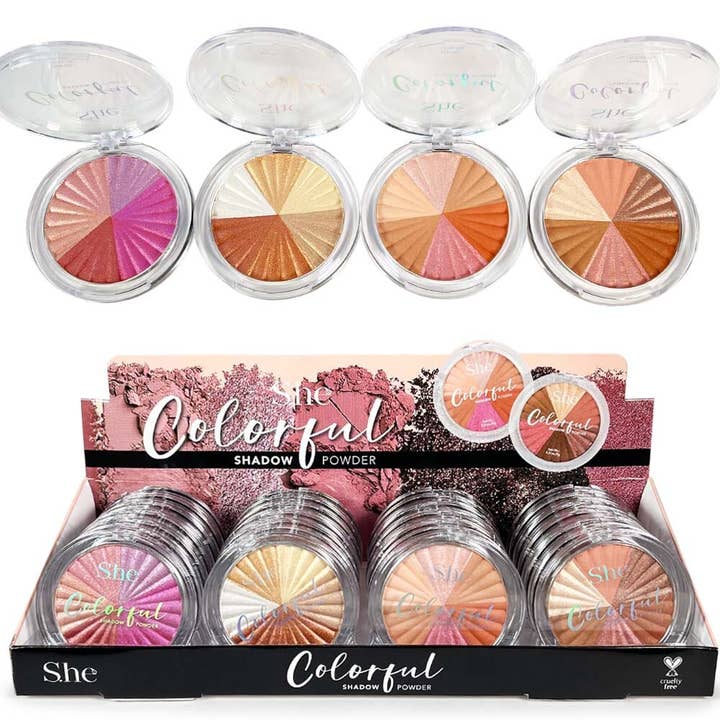 Walana Beauty - Wholesale Eyeshadow palette - COLORFUL EYESHADOW POWDER PALETTE