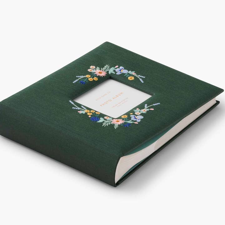 Rifle Paper Co. - Wholesale Photo Album - Wildwood Embroidered Heirloom Photo Album