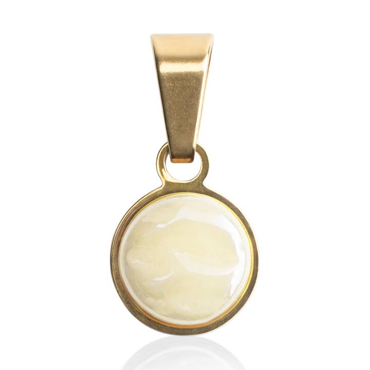 Collier et pendentif • doré/jaune sable pour la vente par ALEXASCHA