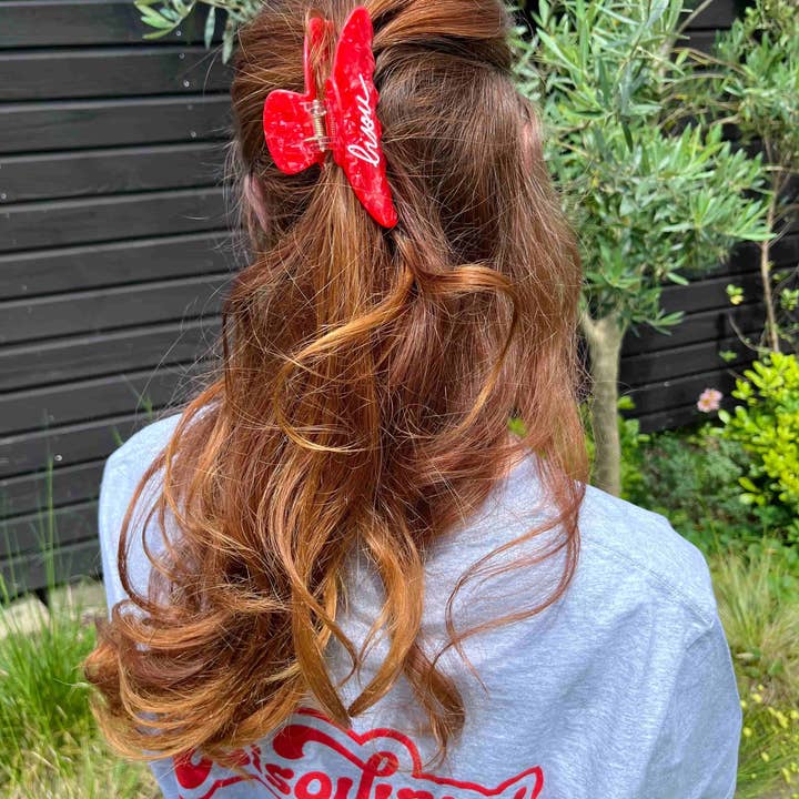 Mathilde Cabanas - Wholesale Hair Accessories Set - Women's - Red Bisou hair clip