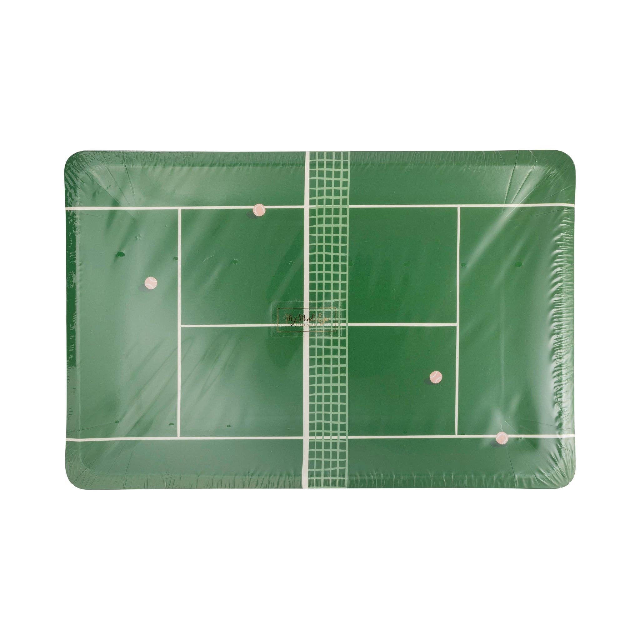 My Mind’s Eye - Wholesale Disposable Plate - TEN1140 - Tennis Court Paper Plate4