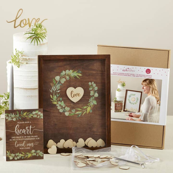 Kate Aspen - Vente Livre d'or - Alternative au livre d'or de mariage - Rustic Garden1