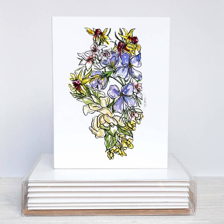 Illinois Note Card Stationery Set for wholesale by Amanda Klein Co.