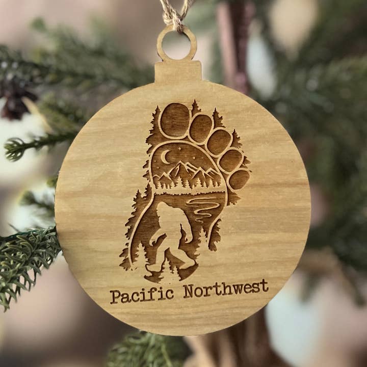 Bigfoot Ornament for wholesale by Chamness' Crafty Corner