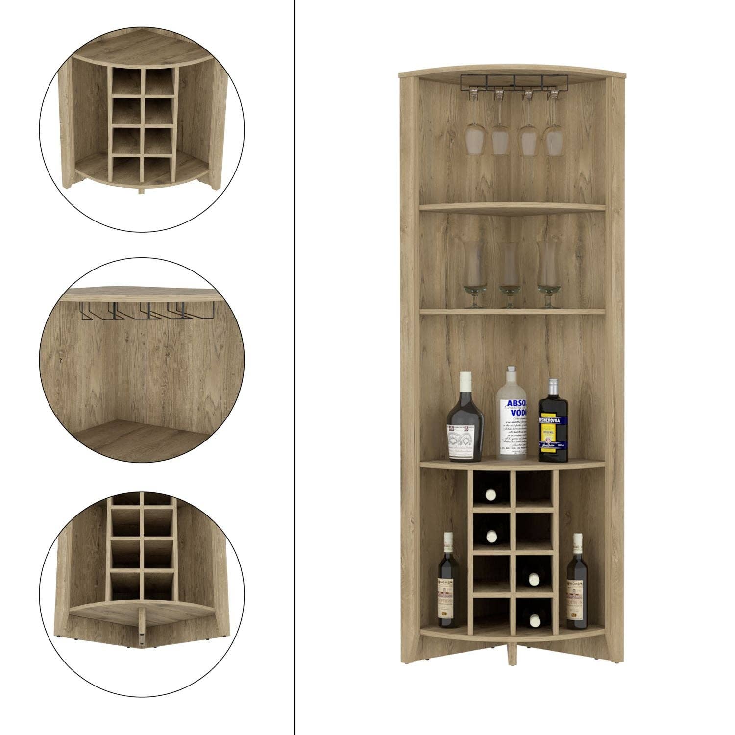Depot E-Shop – wholesale Cabinet – Giza Corner Bar Cabinet11