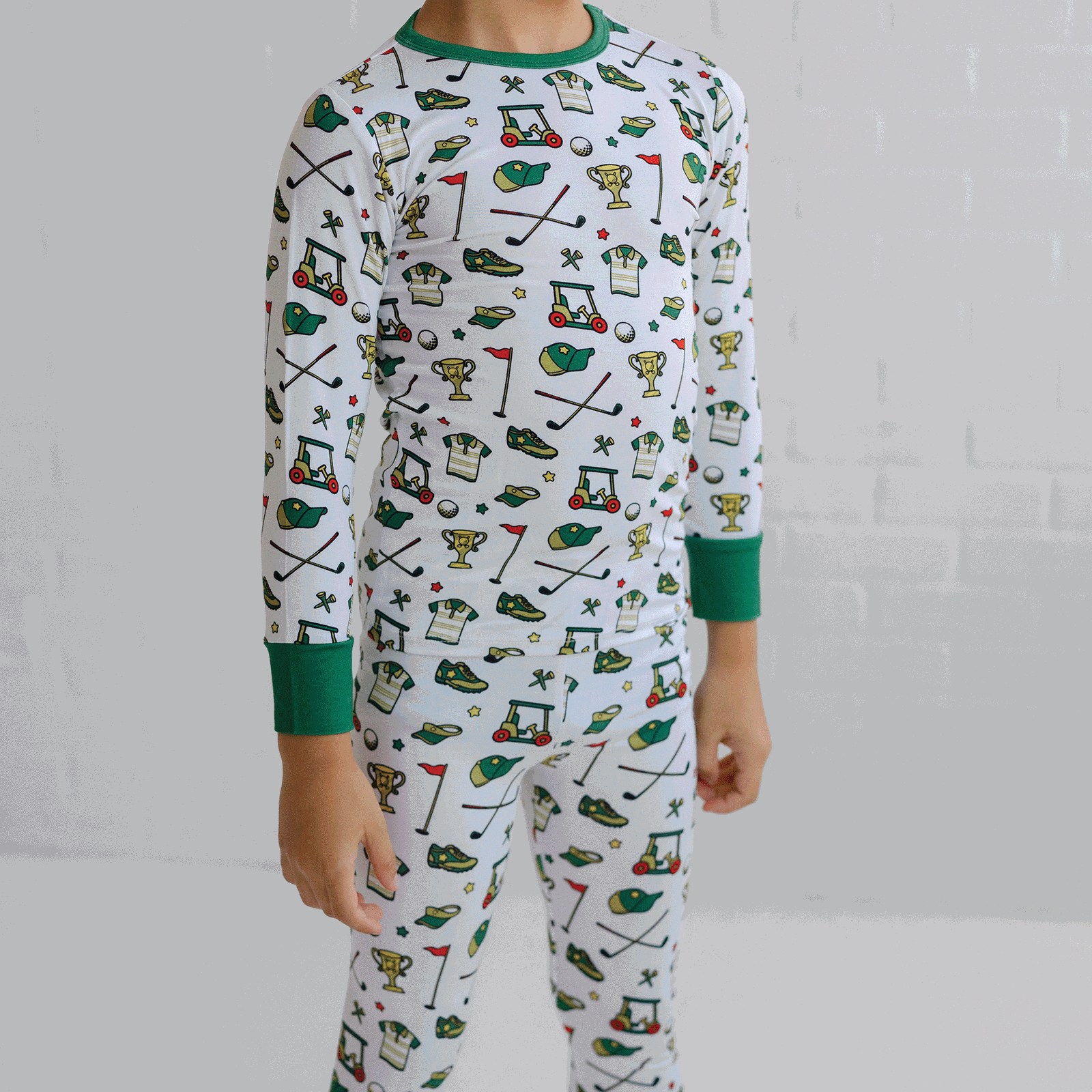 Tailgate Tikes - Wholesale Sleepwear Set - Kids - Golf Two-Piece Pajama Set6