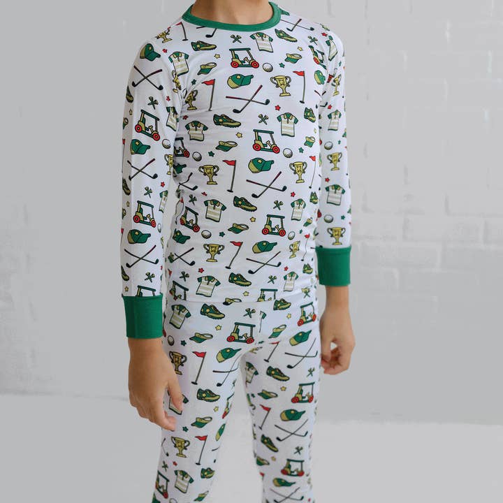 Tailgate Tikes - Wholesale Sleepwear Set - Kids - Golf Two-Piece Pajama Set6