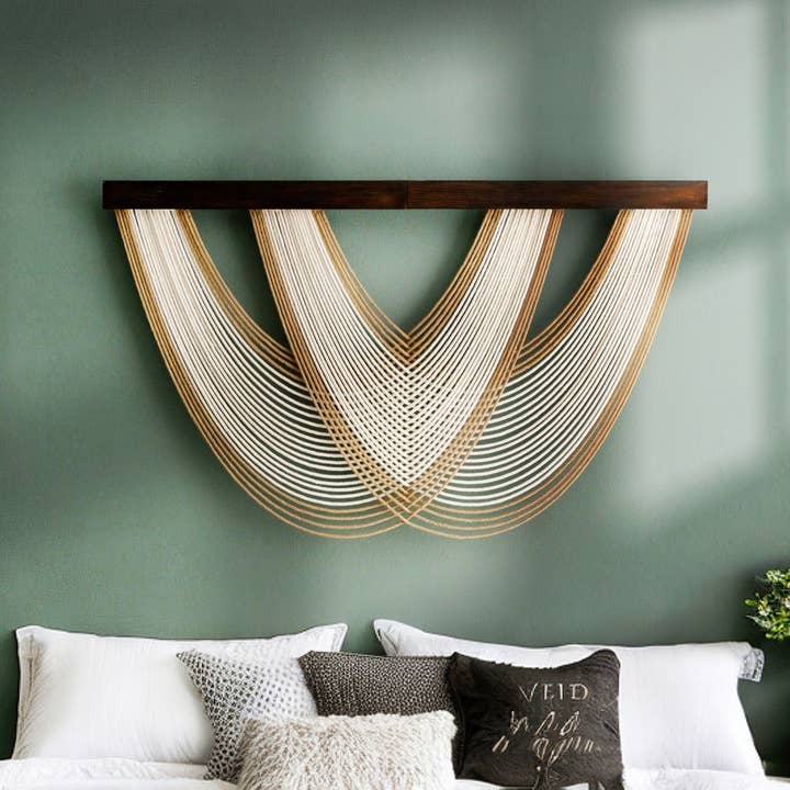 Hanglamp van macramégaren V56 voor wholesale door BeanDaikon