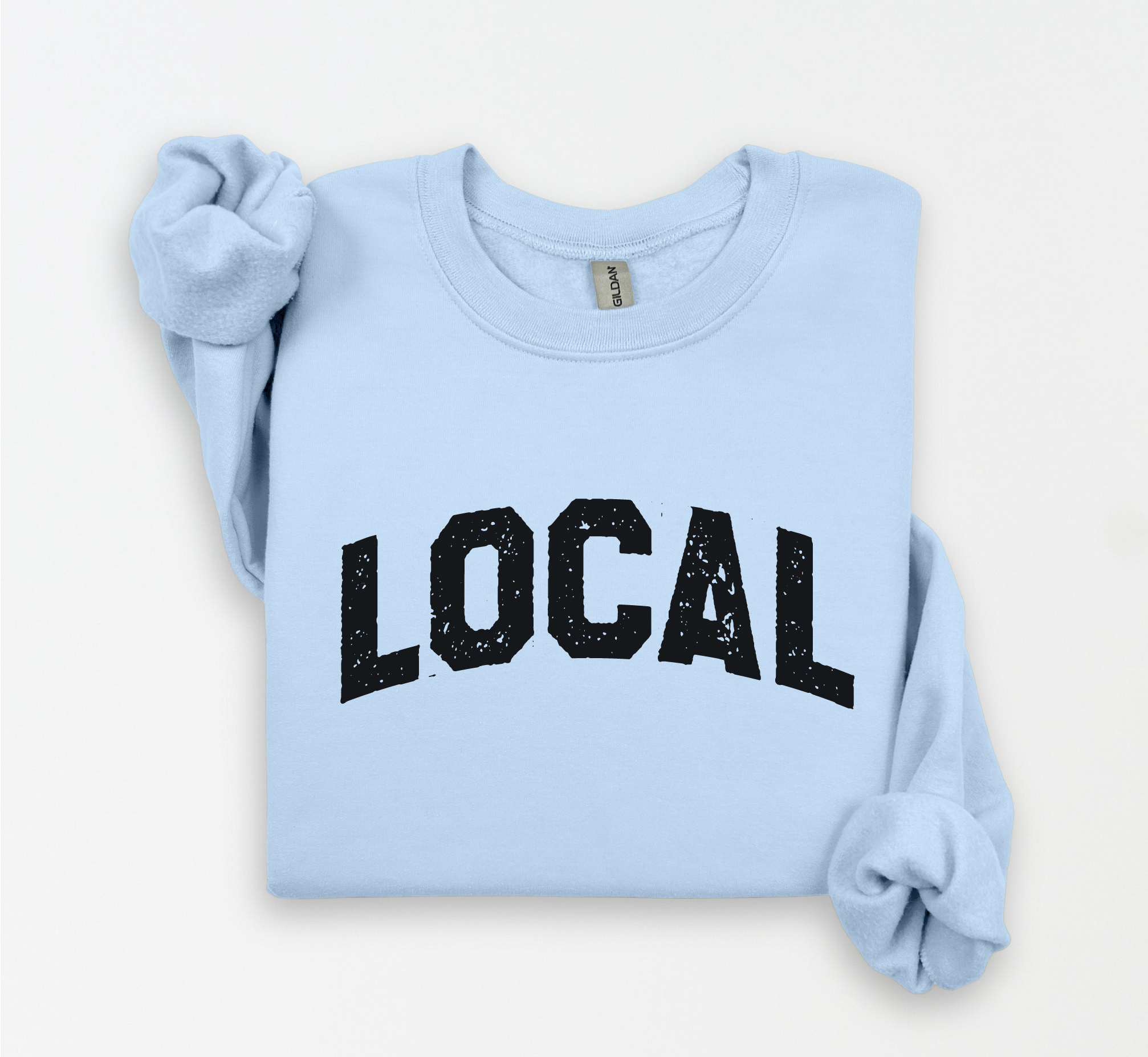 Three Girls Shop - Vente Sweat-shirt à imprimés – femme - Sweat-shirt graphique en polaire LOCAL6