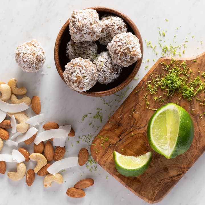 Key Lime Love, Bulk Boxes of Energy Bites, 40 Count for wholesale by Sattva Vida