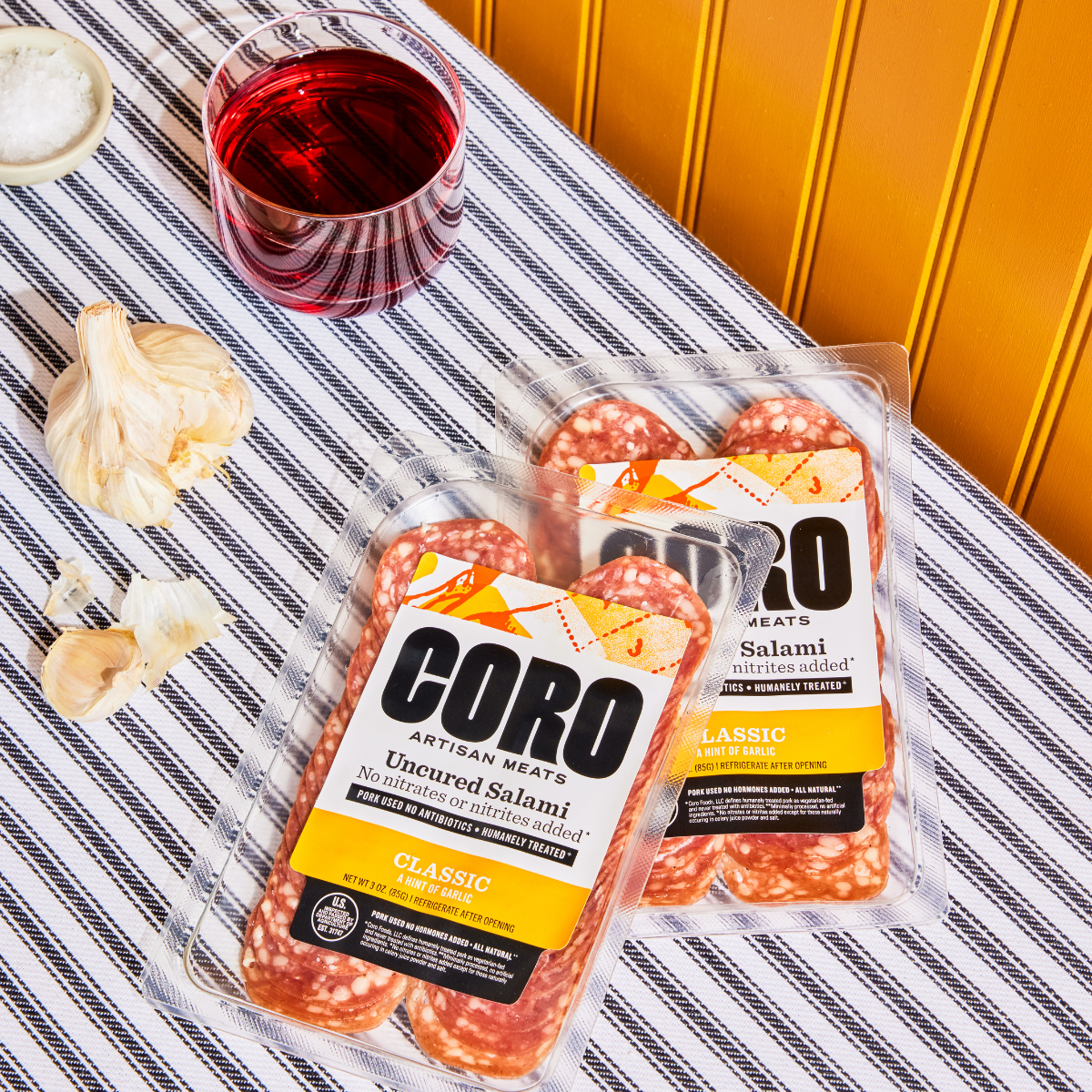 Coro Foods - Wholesale Salami - Sliced Pack Uncured Classic Salami6