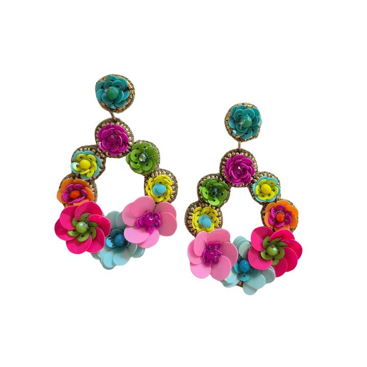 ZODA - Wholesale Dangle earrings - Beaded Earring GR7649