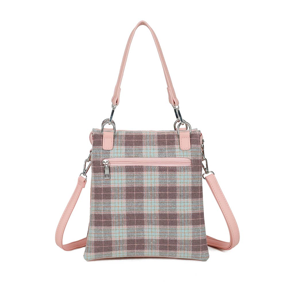 Strathurie – wholesale Crossbody bag – Women's – Harris Tweed Skye Blue Crossbody Bag 7115 A053