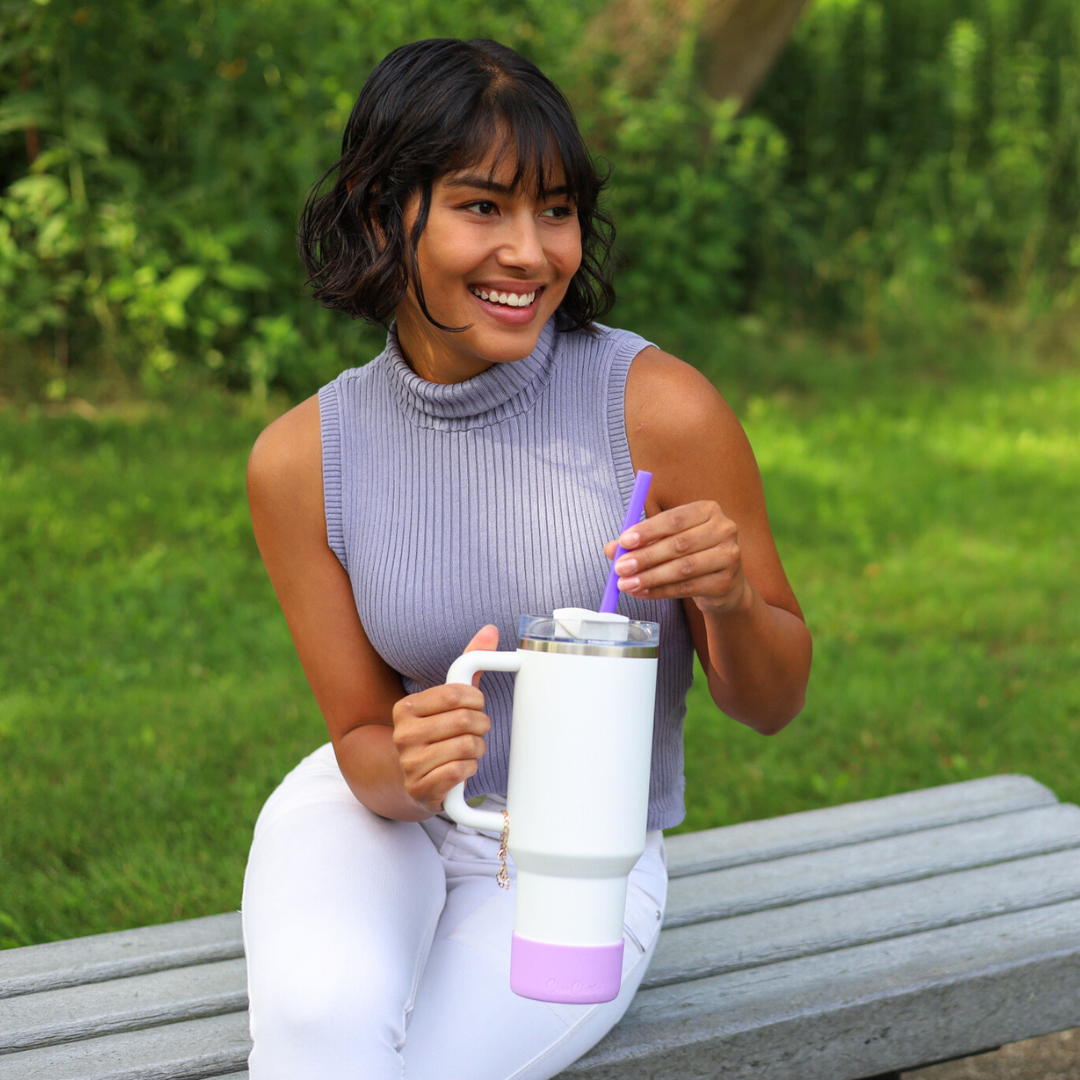 CharCharms - Wholesale Drinking Straw - 40oz Mixed Solid Straws (6 PK)2