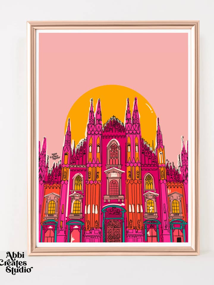 Milan - Duomo di Milano Kunstdruck für den Großhandel von Abbicreates Studio LLC