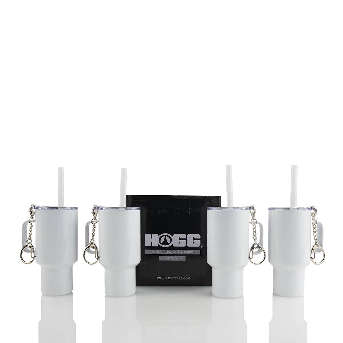 Hogg Outfitters – wholesale Shot glass – 4oz SUBLIMATION MINI TRAVELER TUMBLER SET - 4 PACK0