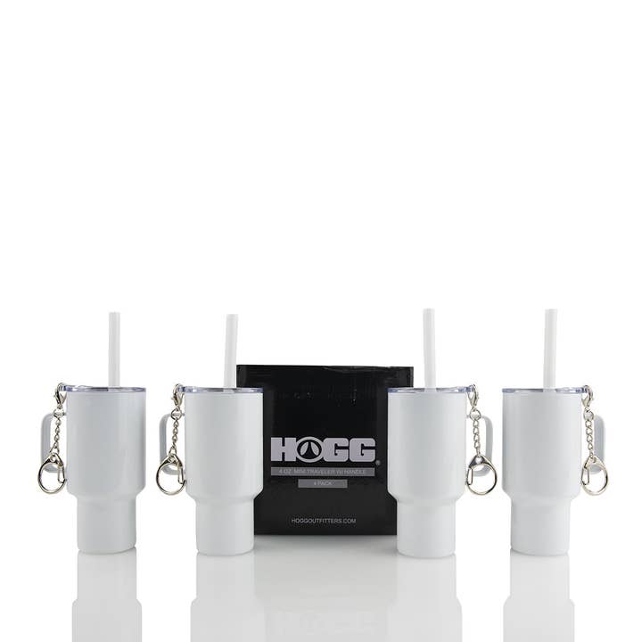 Hogg Outfitters - Wholesale Shot glass - 4oz SUBLIMATION MINI TRAVELER TUMBLER SET - 4 PACK