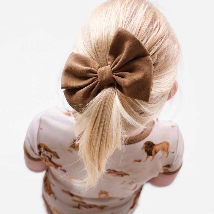 Ari (Lion) TENCEL™ Modal Bow for wholesale by Jammie Session formerly Big Dreams Little Jammies