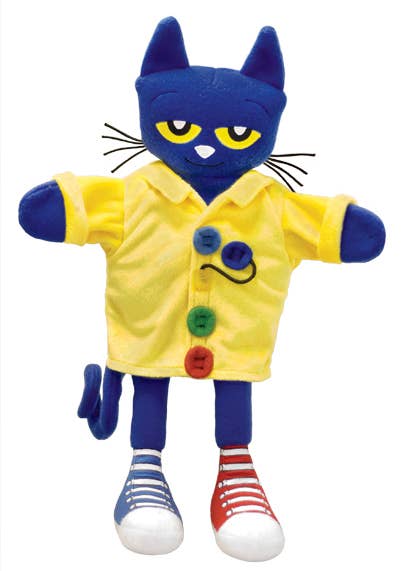 MerryMakers - Wholesale Stuffed/Plush Toy - Kids & Baby - Pete The Cat Groovy Buttons Puppet1
