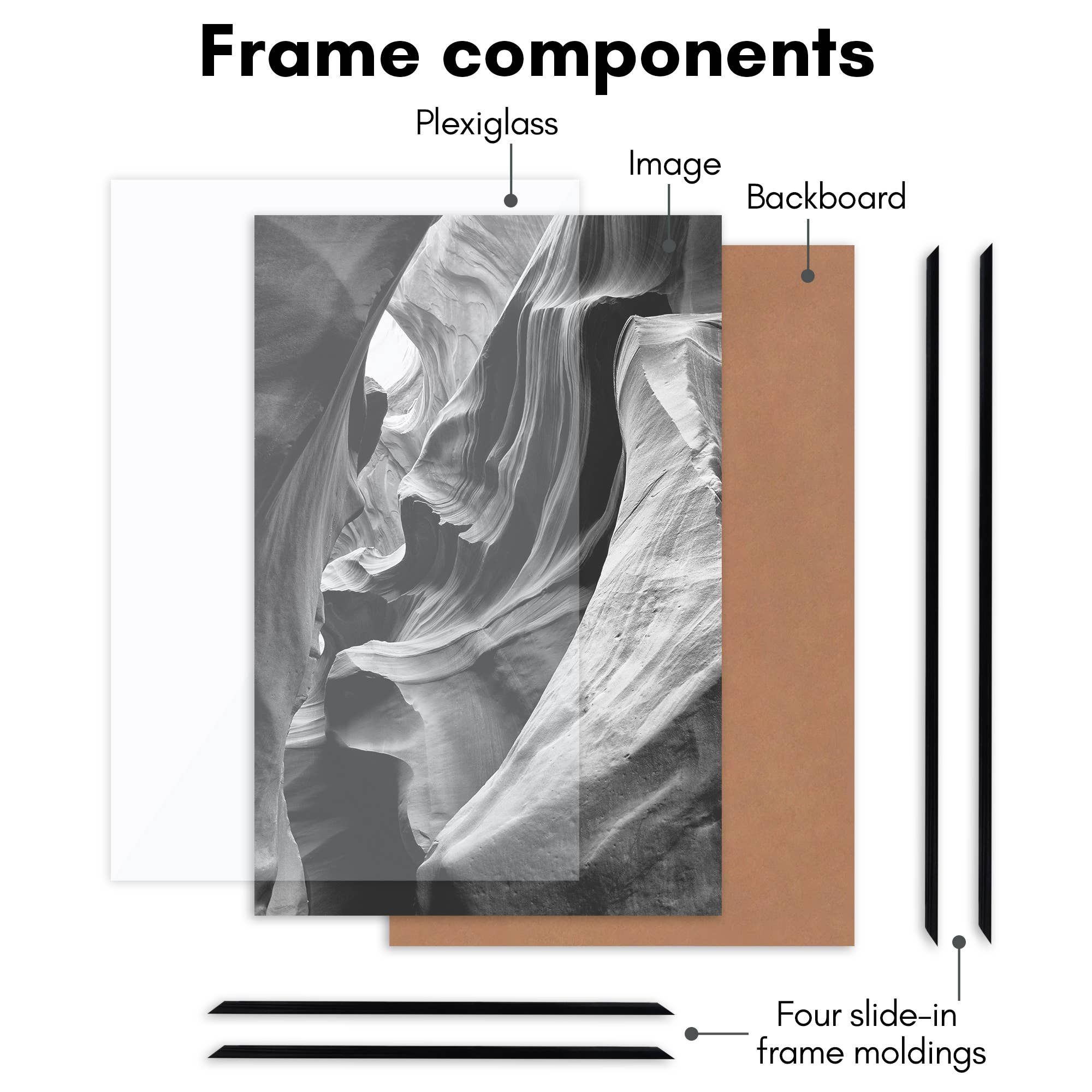 Americanflat - Wholesale Picture Frame - 3 Pack Lightweight Poster Frames27