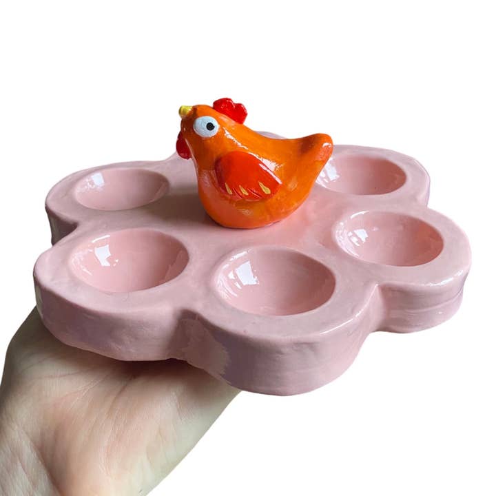 'Classic Pink' Egg Holder for wholesale by PonkyWots