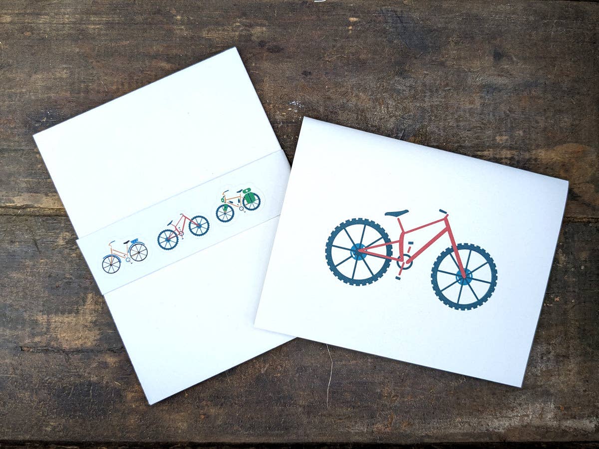 Soijen Illustrations - Wholesale Everyday Greeting Card - Bicicleta | Bike Adventure | Assorted Greeting Card Set3