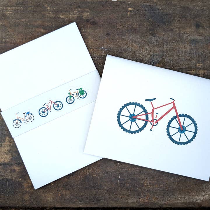 Soijen Illustrations - Wholesale Everyday Greeting Card - Bicicleta | Bike Adventure | Assorted Greeting Card Set3