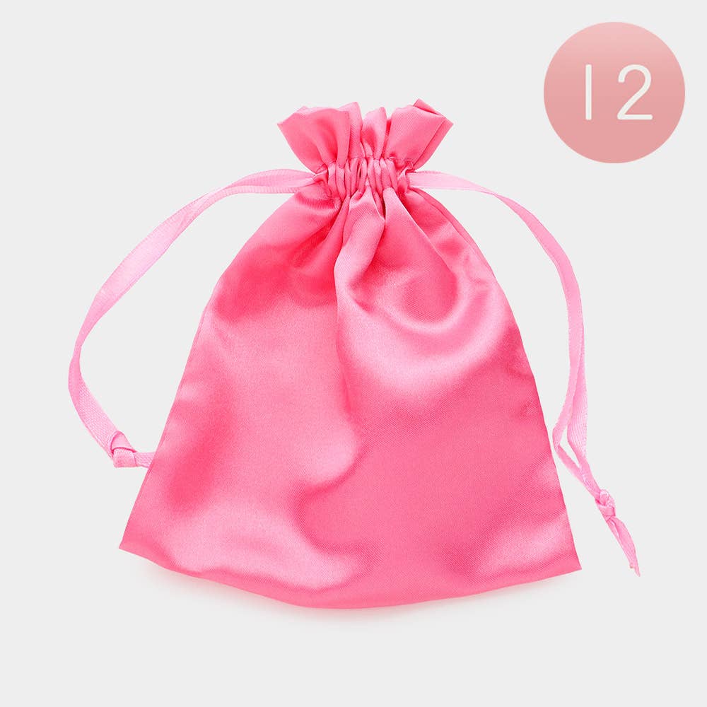 Sensibling Corp. - Wholesale Gift Bag - 12PCS - 5 X 6.25 Ribboned Satin Organza Gift Bags3