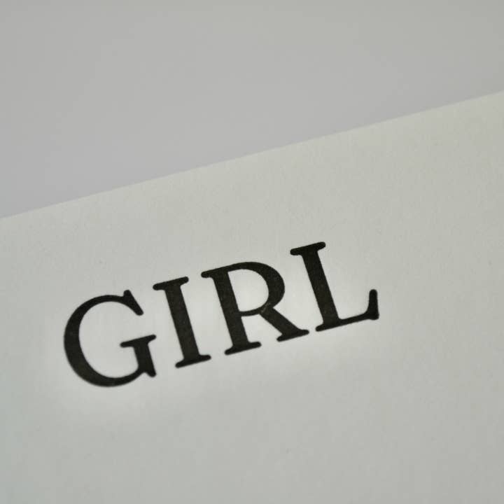 Alex & Olive - Wholesale Baby card - Baby Girl Handcrafted Greeting Card - Letterpress Printed 2