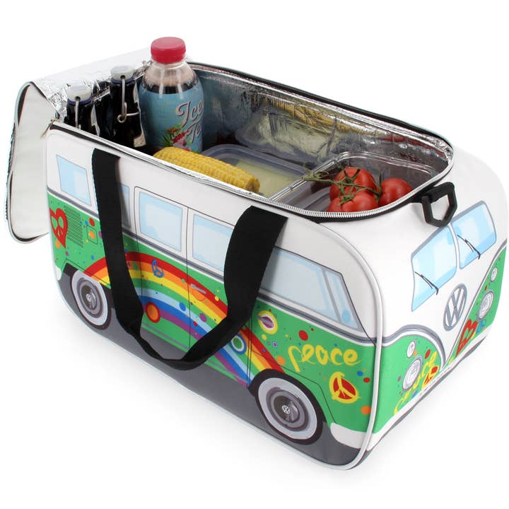 VW Collection by BRISA - Wholesale Cooler/Cooler Bag - VW T1 Bus Lightweight Travel Cooler Bag (25 l) – PEACE