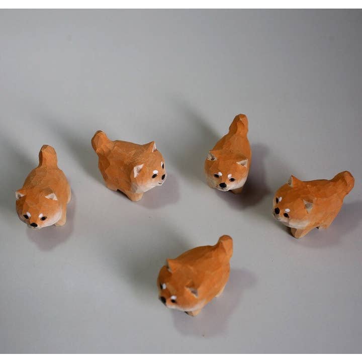 Gohobi (We cover U.S. import duties) - Wholesale Decorative Figurine - Gohobi Handcrafted Wooden Shiba Inu Dog Ornament8