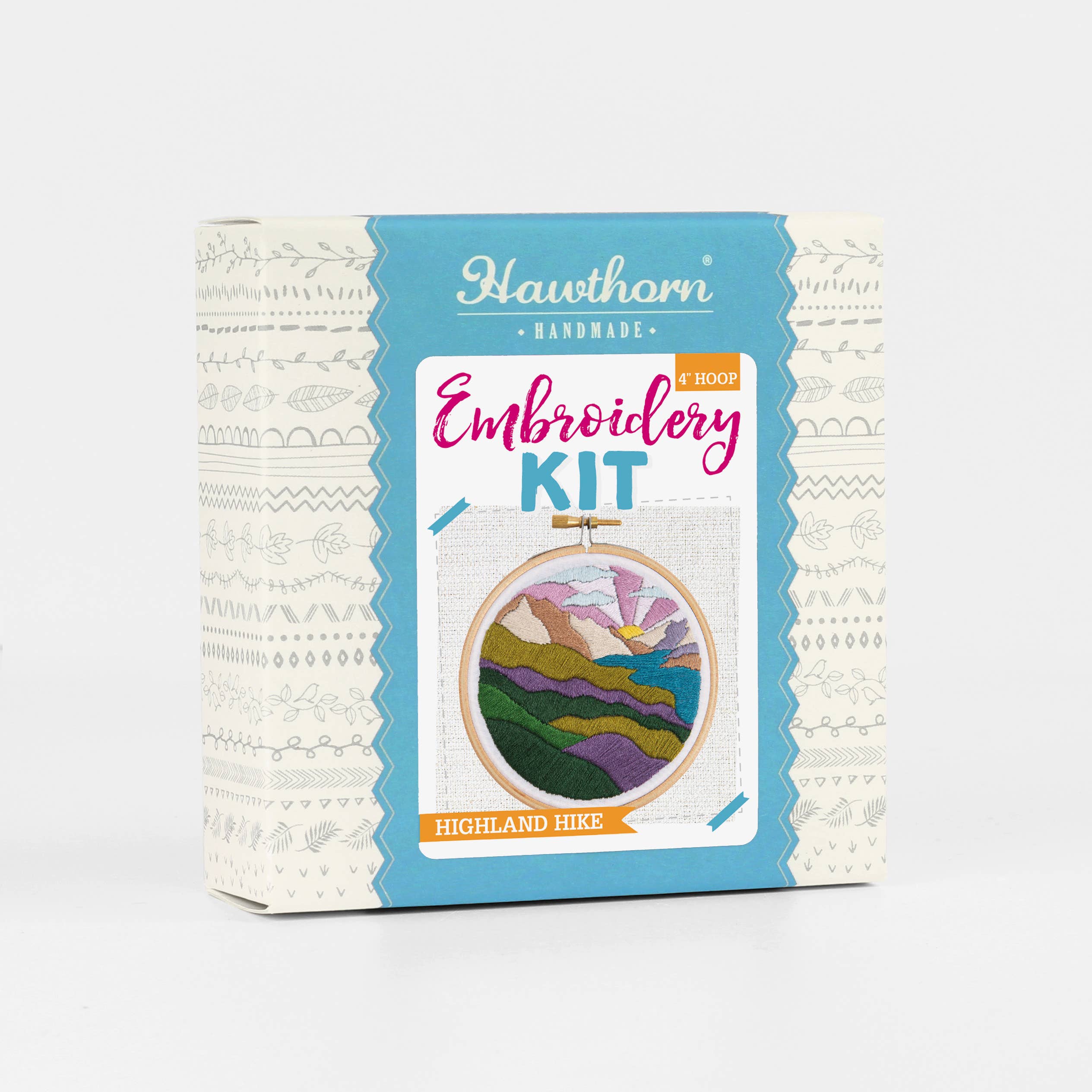 Hawthorn Handmade (US Duties Paid) - Wholesale Craft Sewing Kit - Highland Hike Mini Embroidery Kit | Complete Craft Kit for Beginners5