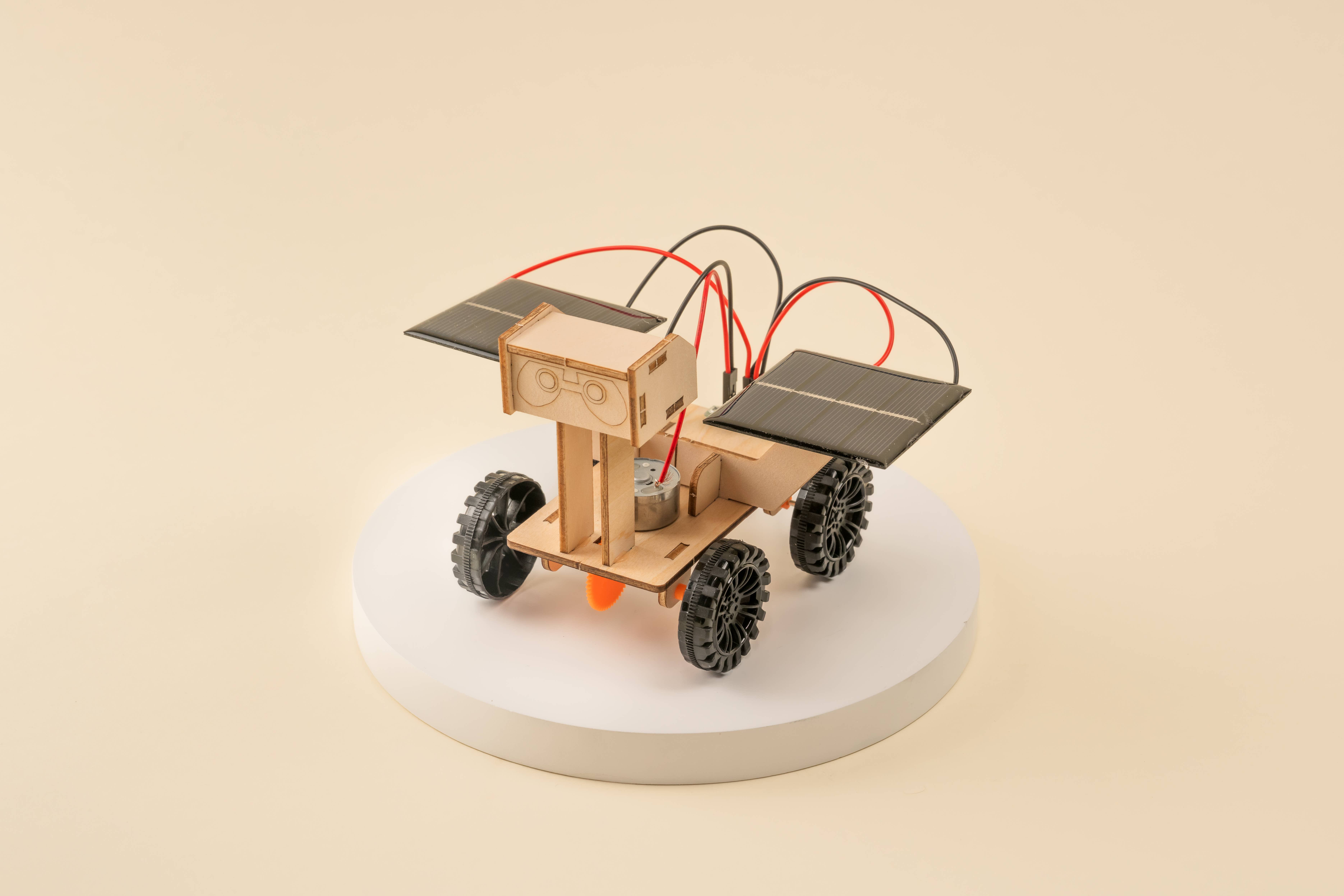 Kitsville - Venta al por mayor Kit de manualidades - Niños - Kit de bricolaje para Mars Exploration Rover alimentado con energía solar, juguete STEM1
