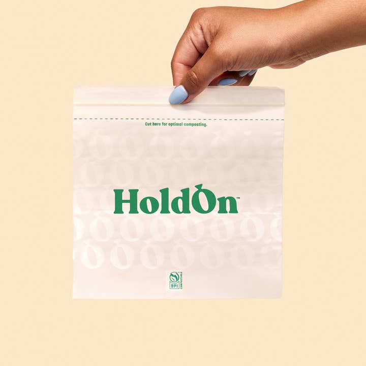HoldOn Bags - Wholesale Food Storage Wrap/Bag - Sandwich Zipseal Bags (50 pack)