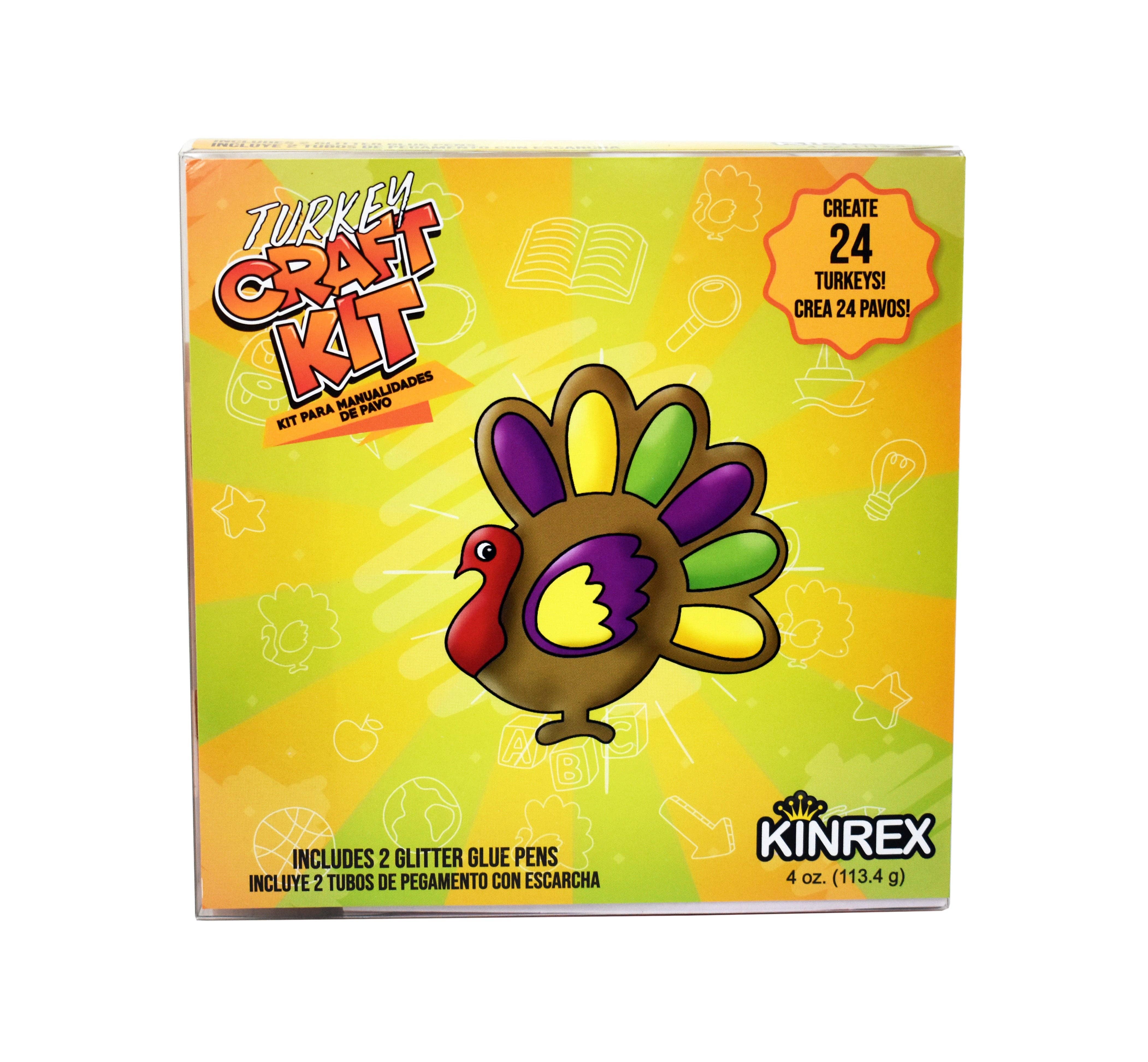 KINREX - Wholesale DIY Craft Kit - Wonderful Thanksgiving Turkey Craft - Thanksgiving Decorations Kit6
