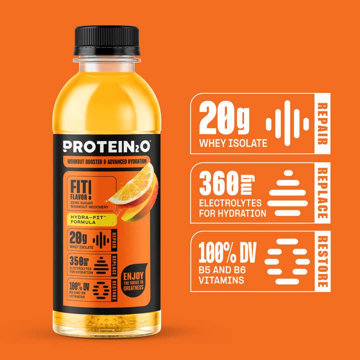 Protein2o - Wholesale Protein/Superfood Powder - Protein2o Orange Mango1