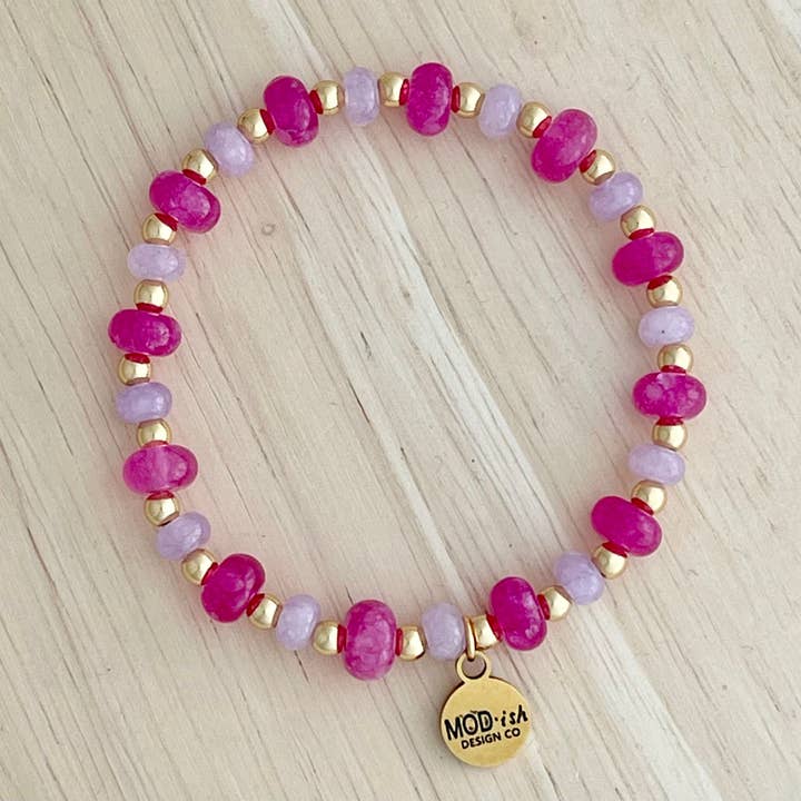 Josephine Edelsteinarmband für den Großhandel von MODish Design Co