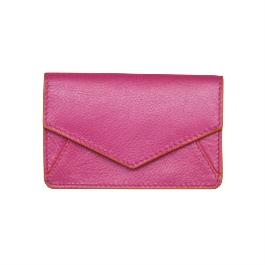 ili New York - Wholesale Card Holder - Women's - 7811 Leather Envelope Business Card Holder6