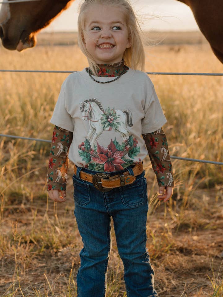 Sterling Kreek - Wholesale Screen Printed T-Shirt - Kids - Mini Rockin' Around the Ranch Tee1