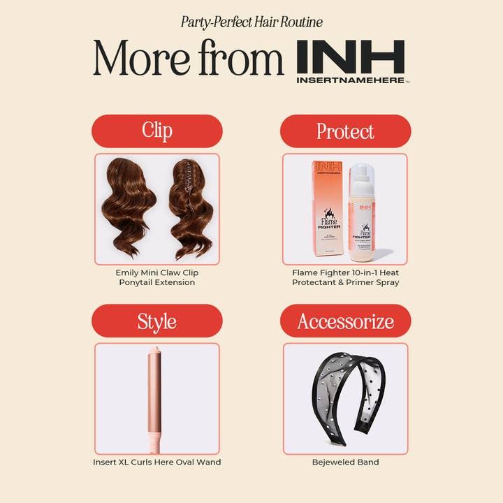 INH Hair - Wholesale Hair Clip - Women's - Emily | Half up Half Down Mini Claw Clip Pony22