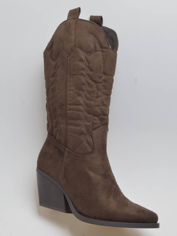 WESTERNLAARS MET HALVE HAK voor wholesale door SWEET MAGIC SHOES & BAGS