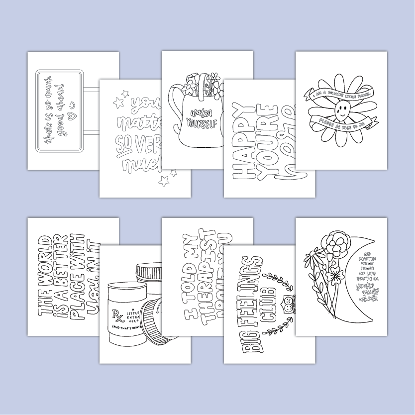 Kyn You Believe It - Wholesale Coloring & Activity Book - Adult - Mental Health Coloring Book | Simple Adult Coloring Book5