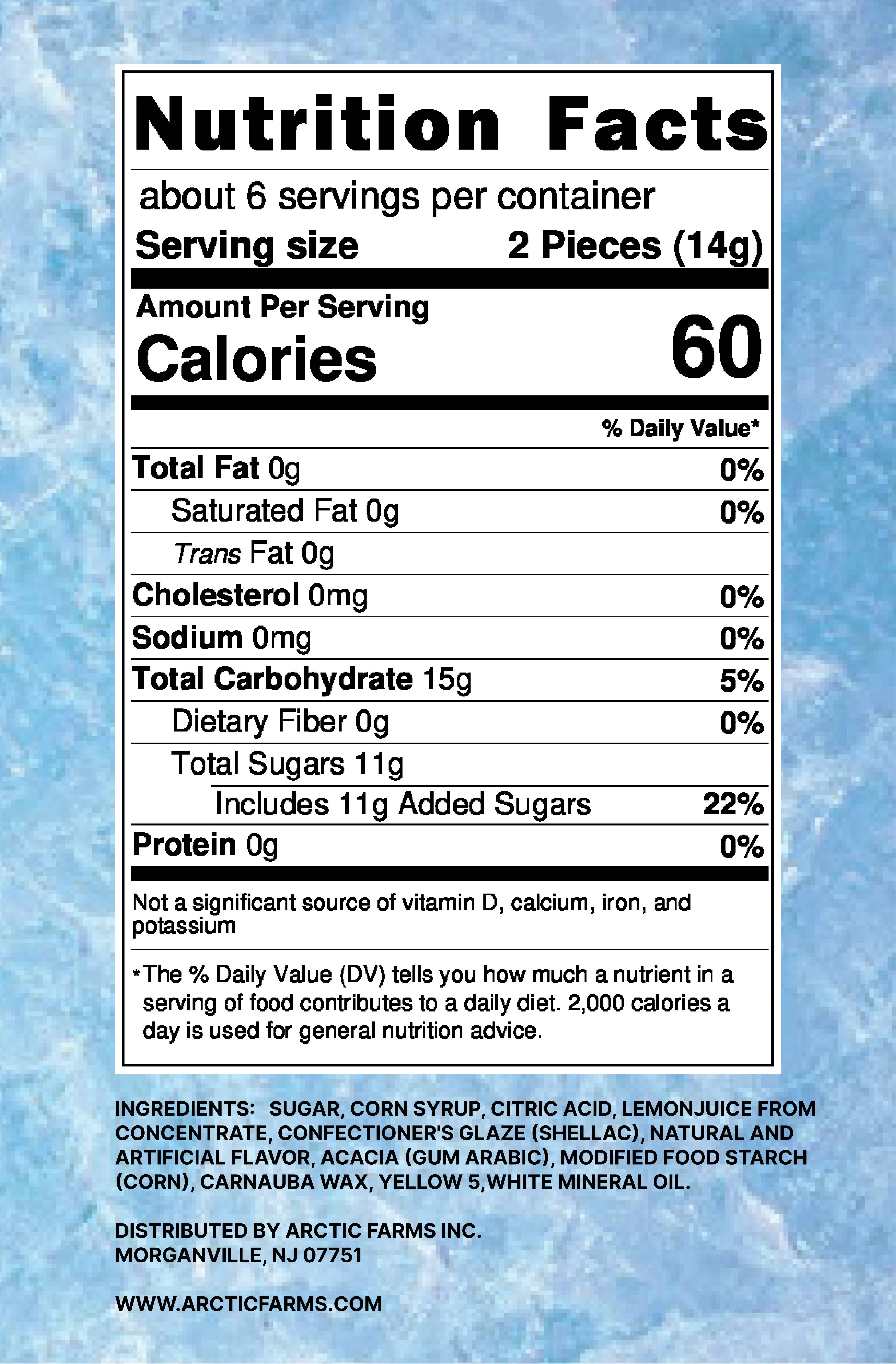 Arctic Farms - Wholesale Hard Candy - Lemon Puffs On-the-Go Crunchy Freeze-Dried Halloween Candy7