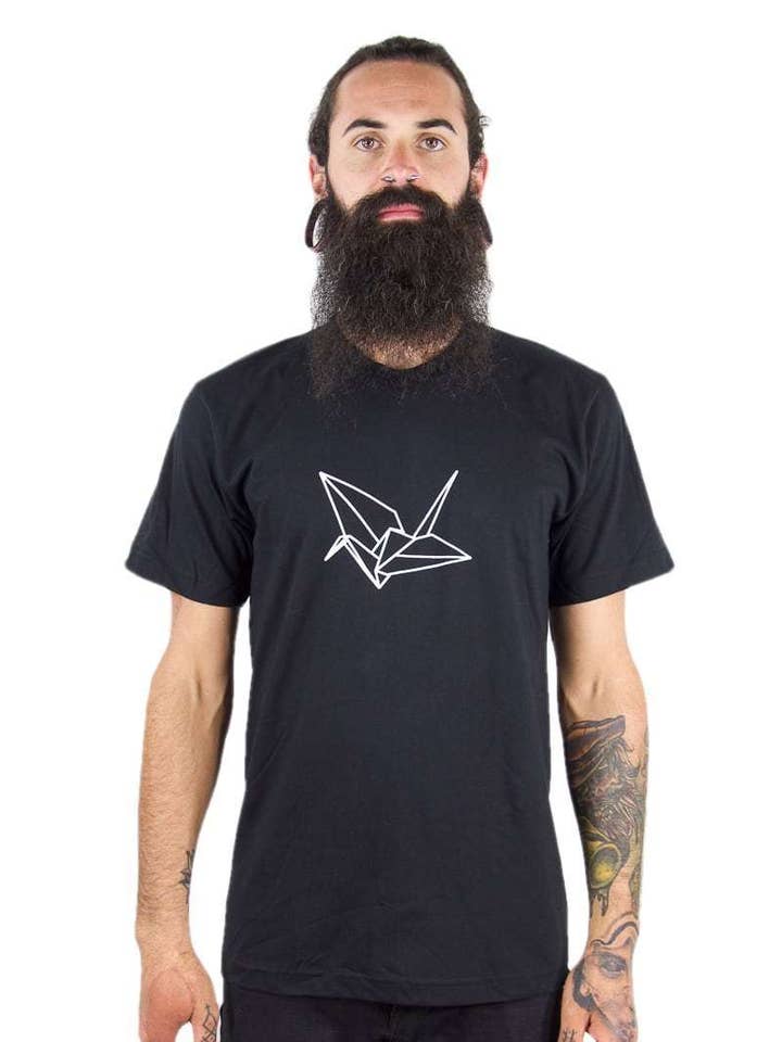 Maglietta Uomo Origami Crane per la vendita all'ingrosso da parte di Matrushka