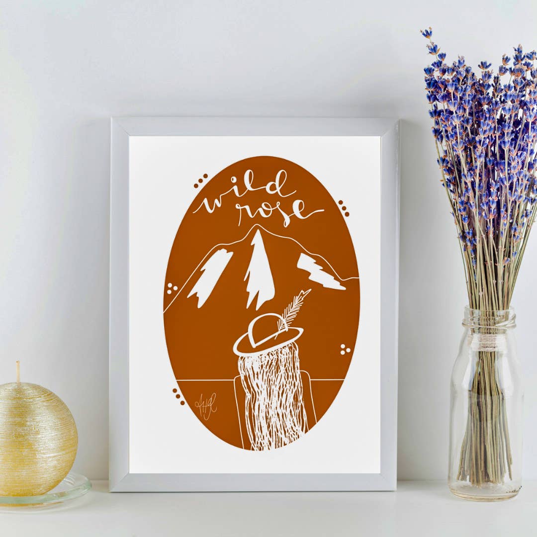 In Anya’s Studio - Wholesale Art Print - Print | Wild Rose | Cowgirl2